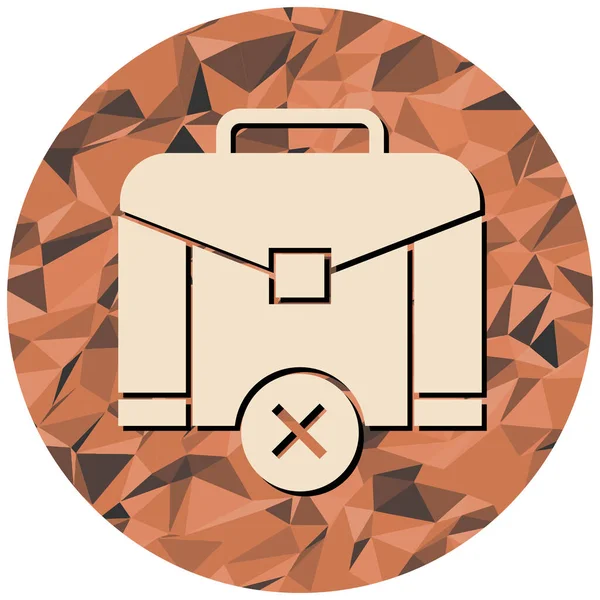 evrak çantası simgesi, vektör illüstrasyonu