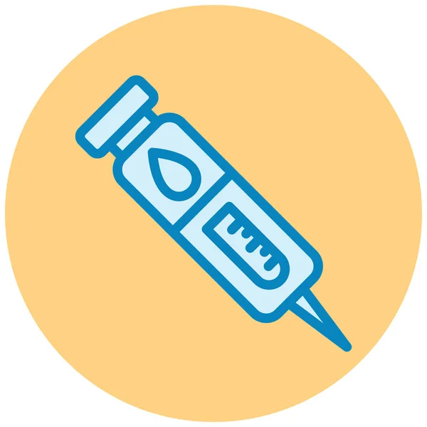 Syringe Icon Vector Illustration Simple Design — Stock Vector