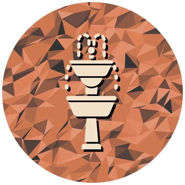 Bir ağaç simgesinin vektör illüstrasyonu