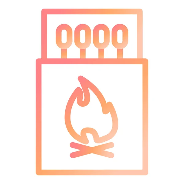 Matches Icon Vector Illustration — Stock Vector