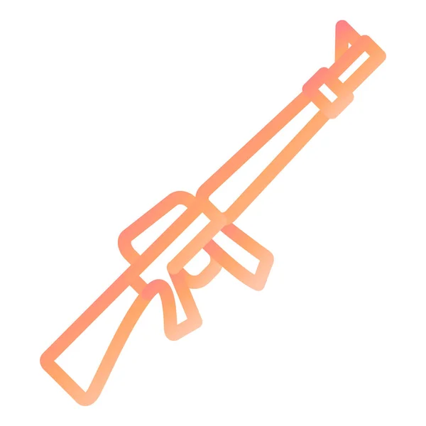 Waffensymbol Vektorillustration Einfaches Design — Stockvektor