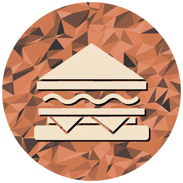 Sandviç. Web simgesi basit tasarım