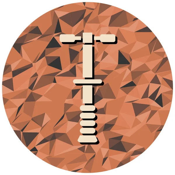 pompa simgesi, vektör illüstrasyonu basit tasarım