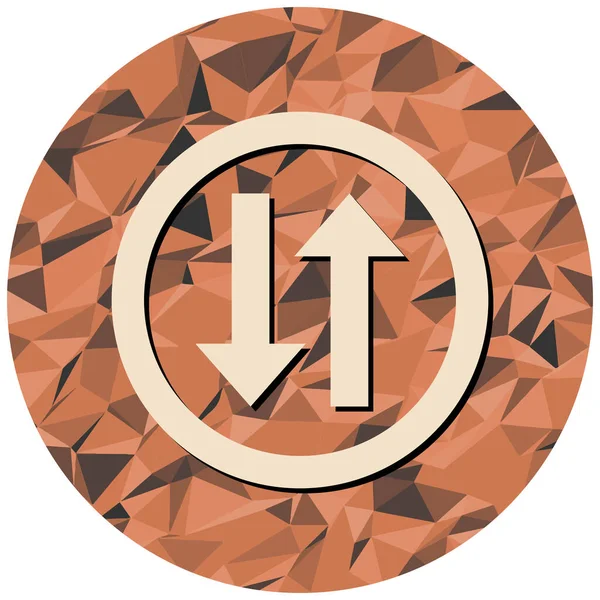 ok simgesi vektör illüstrasyonu