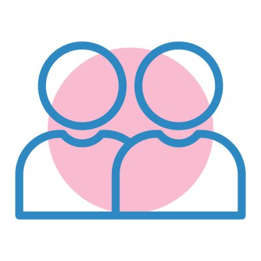 kullanıcı. Web simgesi basit illüstrasyon