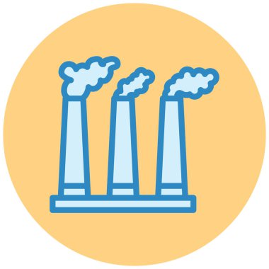 Fabrika. Web simgesi basit tasarım