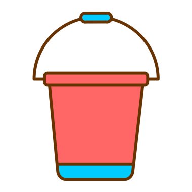 kova modern simge vektör illüstrasyonu