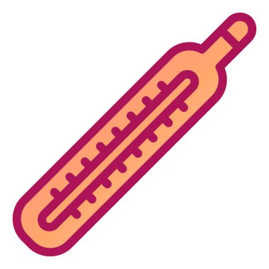 Termometre. Web simgesi basit tasarım