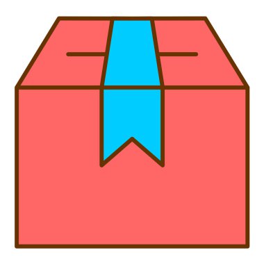 hediye vektör illüstrasyonlu kutu