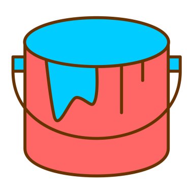 son moda stil izole edilmiş arkaplan boyası simgesi