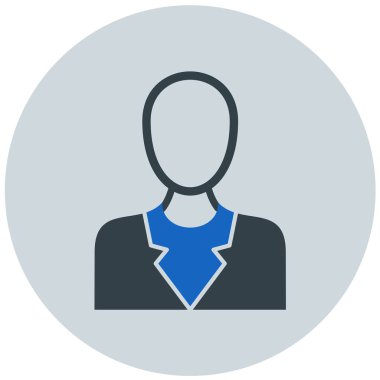 avatar. Web simgesi basit illüstrasyon