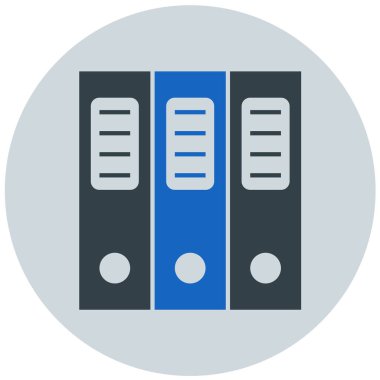 Arşiv. Web simgesi basit illüstrasyon