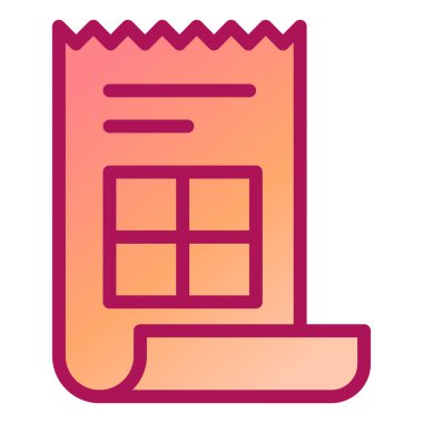 Dosya. Web simgesi basit illüstrasyon