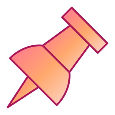 pin simgesi vektör illüstrasyonu