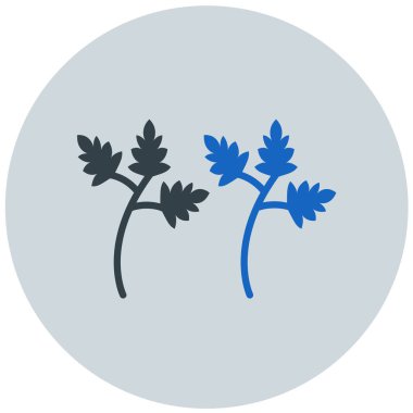 Yaprak. Web simgesi basit illüstrasyon