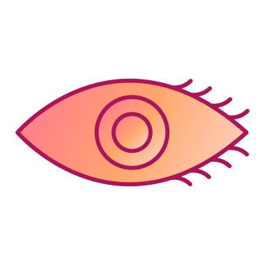 Göz simgesi vektör illüstrasyonu