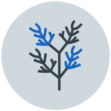 Ağaç. Web simgesi basit illüstrasyon