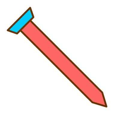 Modern simge vektör illüstrasyonunu çivile 