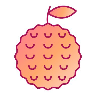 Çilek çizgi filminin vektör çizimi