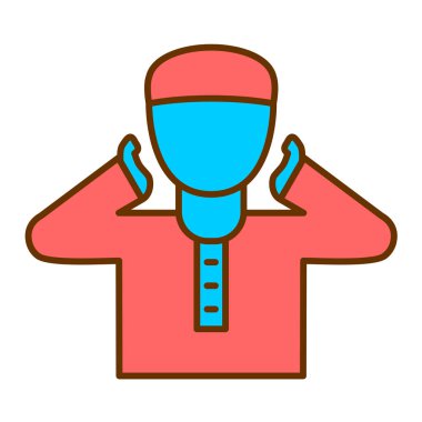 İnsan simgesinin vektör illüstrasyonu