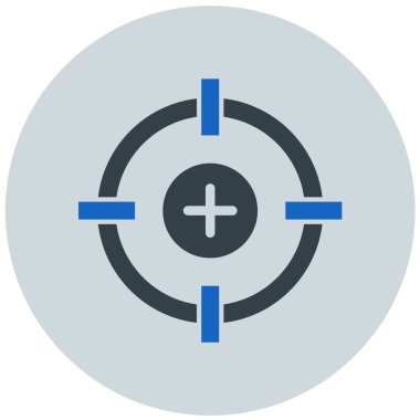 Modern simge vektör illüstrasyonunu hedefle 