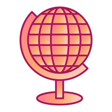 Küresel simge vektör illüstrasyonu