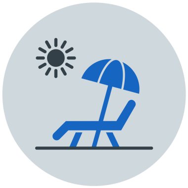 Kumsal. Web simgesi basit illüstrasyon