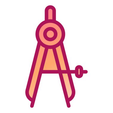 Pusula. Web simgesi vektör illüstrasyonu