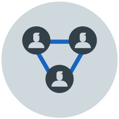 hiyerarşi. Web simgesi basit illüstrasyon