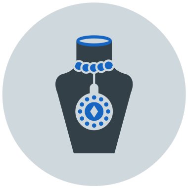 kolye simgesi modada izole edilmiş arkaplan