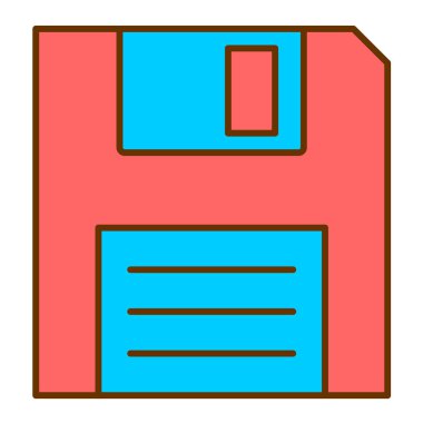 Kitap. Web simgesi basit illüstrasyon