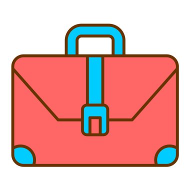 Çanta. Web simgesi basit tasarım