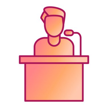 Dizüstü bilgisayarı olan adam. Ana hatları insanların Avatar vektör çizimi. Yalnız tasarım. iş kavramı.