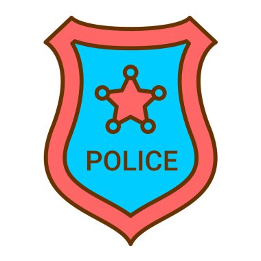 kalkan ikon vektör illüstrasyonu