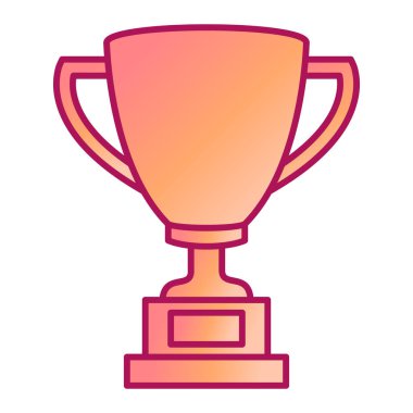 kupa ikonu vektör illüstrasyon grafik tasarımı