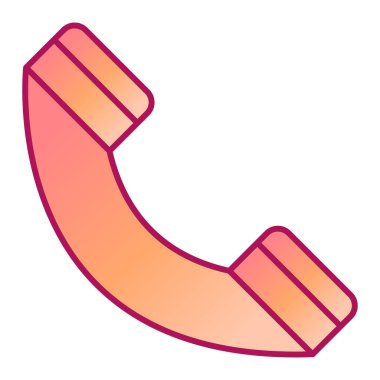 Telefon simgesi vektör illüstrasyonu