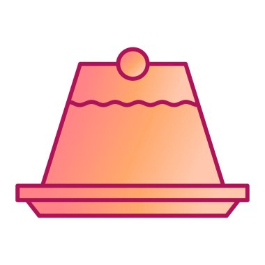 tatlı tatlı kek ikonu vektör illüstrasyon grafik tasarımı