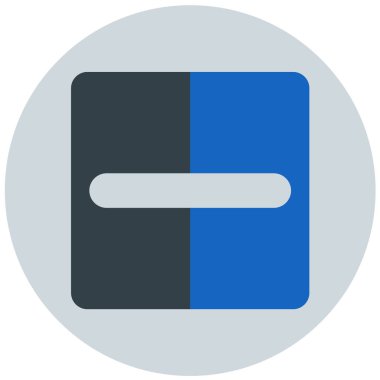 Eksi modern simge vektör illüstrasyonu 