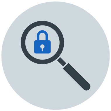 büyütme cam vektör simgesi