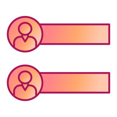 kullanıcı vektörü düz renk simgesi