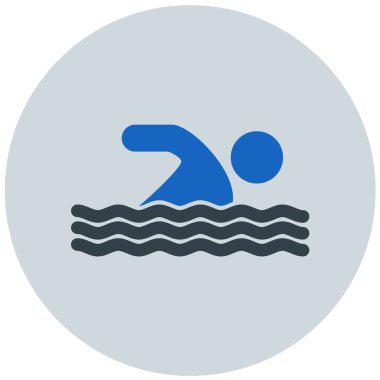 Yüzme havuzu. Web simgesi