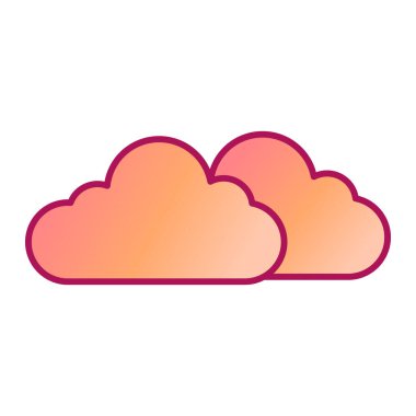 Bulut hesaplama tasarımı, vektör illüstrasyon eps10 grafiği