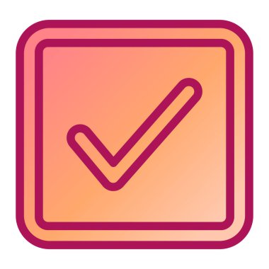 işaret simgesini işaretle, vektör illüstrasyonu