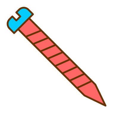 Modern simge vektör illüstrasyonunu çivile 