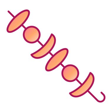 Barbekü vektör düz simgesi