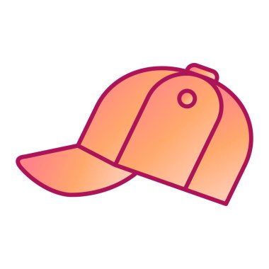 Şapka ikonu. beyaz arkaplanda izole edilmiş web tasarımı için insan vektör sembolü stok elementleri çizgi filmi