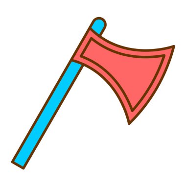 Balta. Web simgesi basit illüstrasyon