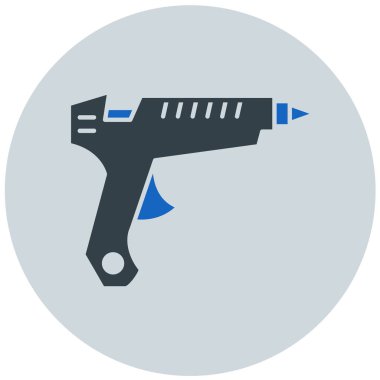 Yapıştırıcı Silahı modern ikon vektör çizimi 