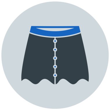 etek modern simge vektör illüstrasyonu 