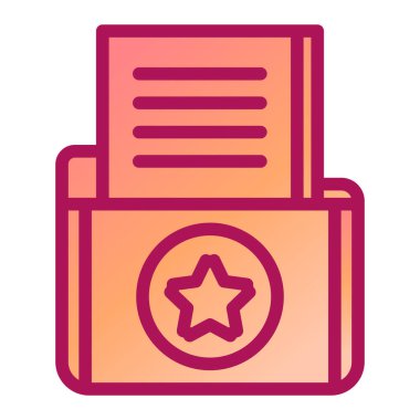 Sertifika. Web simgesi basit illüstrasyon